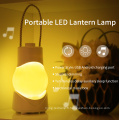 Lampe à lanterne LED de 1200 MAH avec de la musique